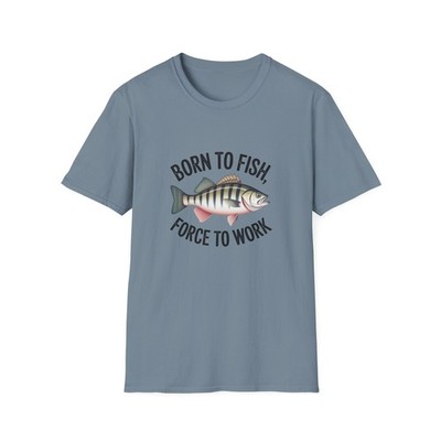 Born to Fish fish shirt | fishing tee, bass graphic tee