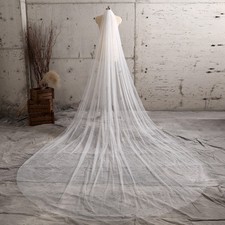 Pearls Wedding Veil Long Wedding Veil Cathedral Veil