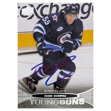 Mark Scheifele Autographed 2011-12 Upper Deck Young Guns Autographed Rookie Card. rookie card picture