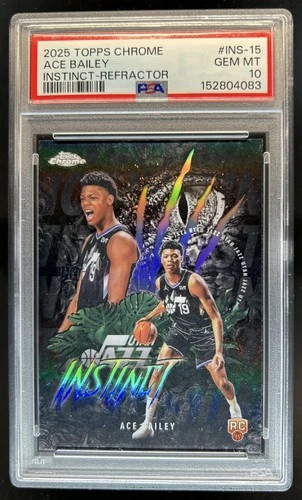 2025 Topps Ace Bailey Base (PSA 10)