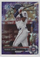 2017 Bowman Chrome Prospects Purple Shimmer Refractor Wander Javier #BCP242 4g3