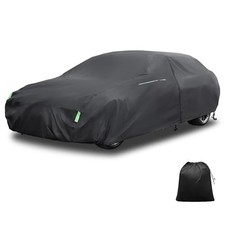 Waterproof Sedan Car Cover for Sedan Fit for Sedan Length 199" to 208" Black