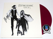MICK FLEETWOOD MAC SIGNED 'RUMOURS' ALBUM VINYL RECORD BAND DRUMMER BECKETT COA