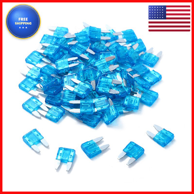 Jesunk 100 Pack Auto Fuses 15 Amp Apm/Atm 32V Mini Blade Style Fuses 15A Short