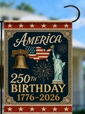 Garden Flag 250th USA Anniversary 2026