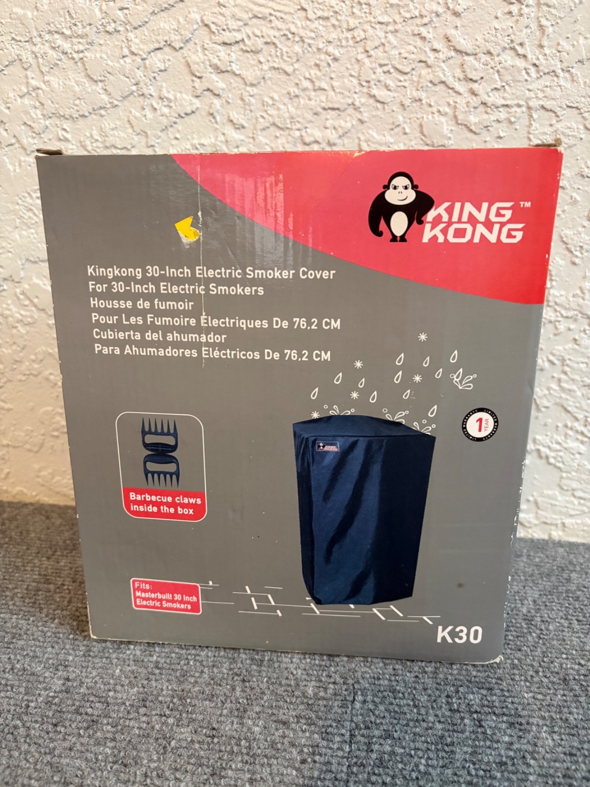 Electric Smoker Cover for 30 Inch Smokers Waterproof FREE SH
