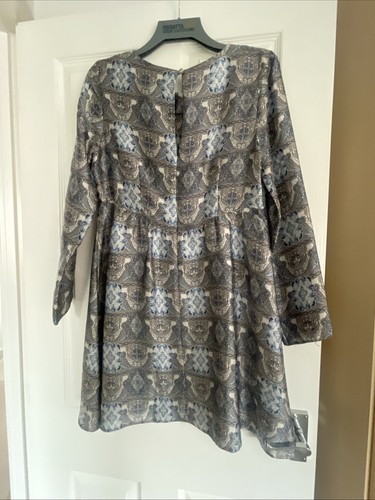 Satin Paisley Miss Selfridge Dress - Foto 7 di 8