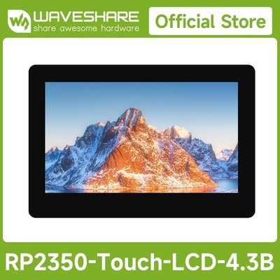 Waveshare RP2350 4.3inch Capacitive Touch Display Development Board 800×480 65K