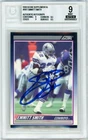 1990 Score Supplemental #101T Emmitt Smith RC Cowboys BGS 9 Autograph 10