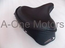 Police Solo Seat Harley gonna in pelle nera nocca Panhead Shovelhead TC Bobber