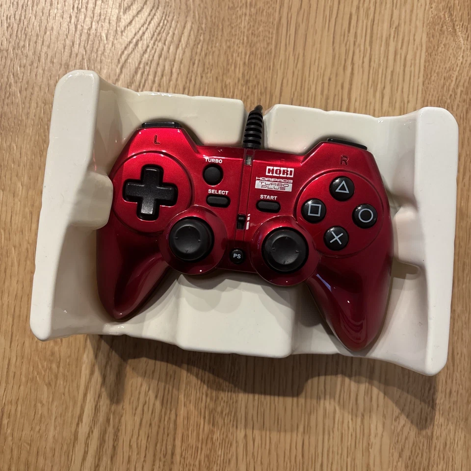 Hori Pad 3 Turbo Plus Analog Controller 2013 Sony PlayStation PS3 Red HP3-172 JP - Image 2 of 4