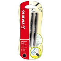 Stabilo Ballpoint Refill Kugelschreibermine 2Er Pack Schwarz Ersatzmine