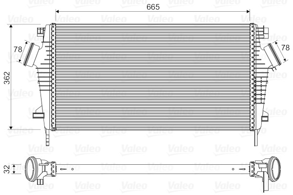 VALEO-OE 818603 Charge Air Cooler for BUICK (SGM),CHEVROLET,CHEVROLET (SGM),HOLD