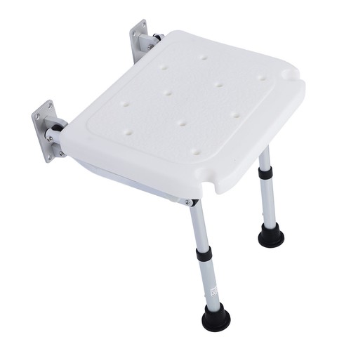 Folding Shower Chair Non Slip Feet Wall Mounted Shower Bench For The Elderly For - Picture 17 of 24
