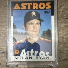 Topps 1986 Nolan Ryan #100 Houston Astros Baseball Card
