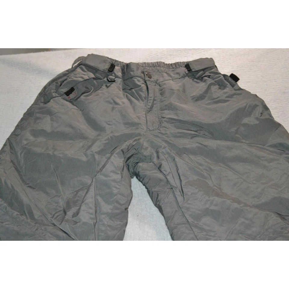 28097 White Sierra Skiing Pants Snowboarding Gray Polyester Size Large Mens - Image 3 of 4