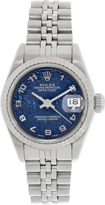 Rolex Datejust 69174 Stainless Steel Blue dial 26mm Automatic watch
