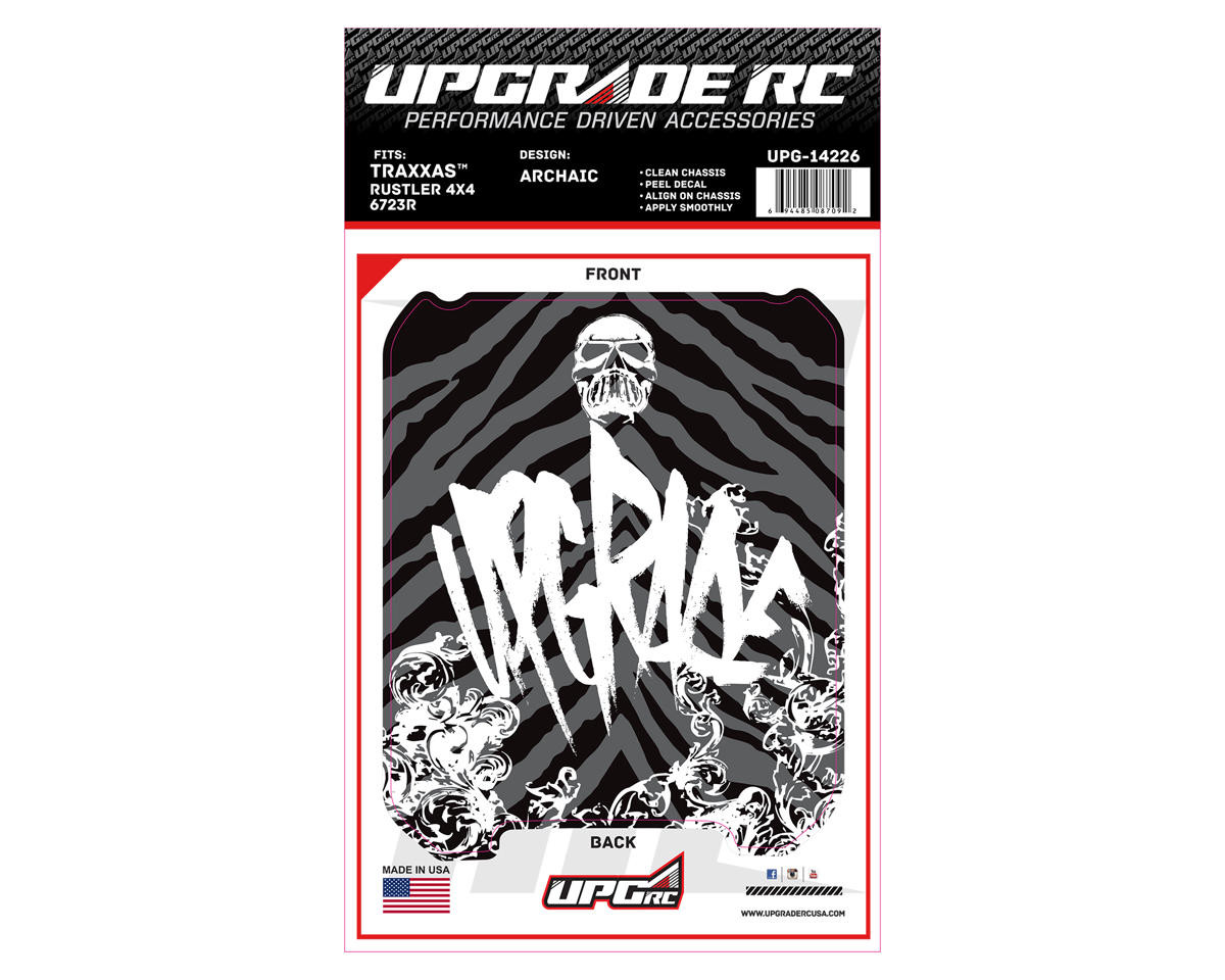 UpGrade RC Chassis Protector for Traxxas® Rustler® 4x4 (Archaic) (1) [UPG-14226]