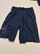 Hurley Loose Fit VA Tech Graphic Heat Gear Shorts Boys Size M Blue