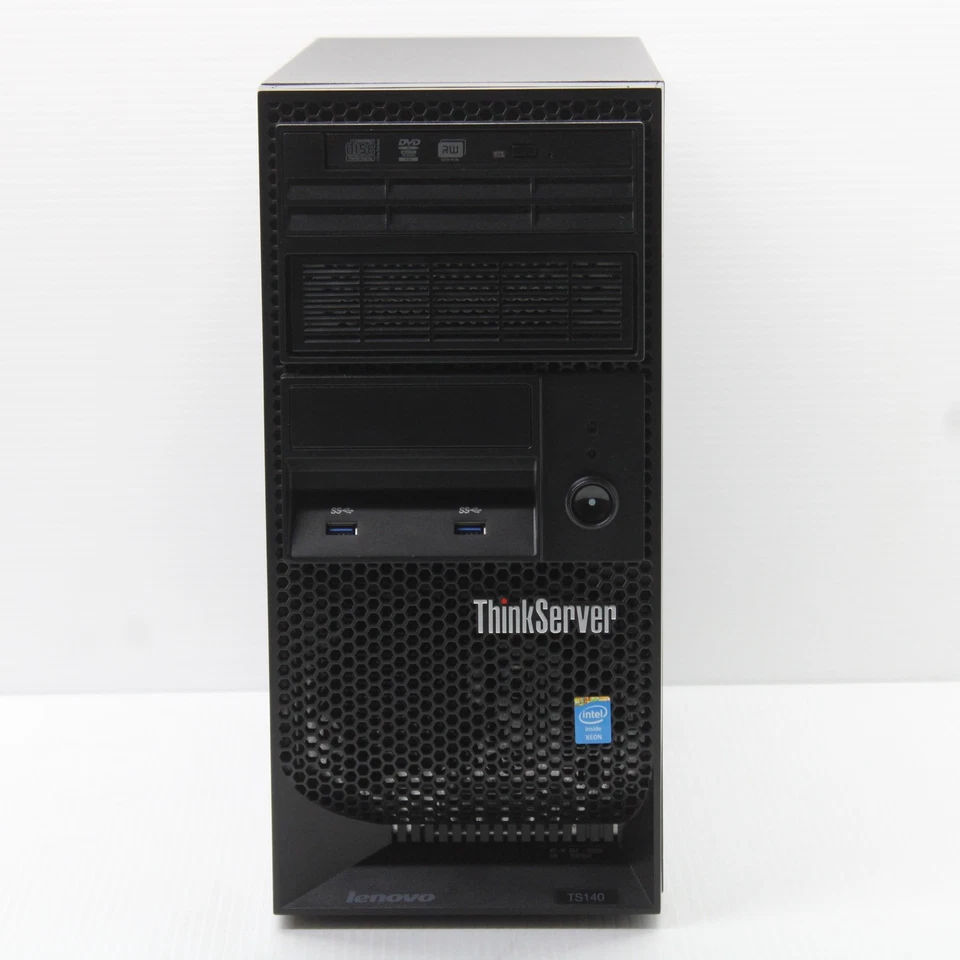 Lenovo ThinkServer TS140 Tower PC Intel Xeon E3 1226 V3 12GB RAM 240GB SSD USB 3 - Image 2 of 4