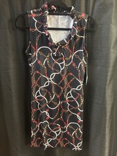 Small Lulu B Dress With Ruffle Neck Upf50 NWT