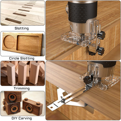 TEENO Wood Router, 800W Compact Router Tools For Woodworking, 31000 RPM TEENO Wood Router, 800W Compact Router Tools For Woodworking, 31000 RPM