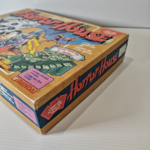 Horror House 1986 Bandai Board Game Vintage Rare Mint Box Not Complete Read - Picture 12 of 24