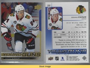 2018-19 Upper Deck Young Guns Silver Foil Dominik Kahun #232 Rookie RC