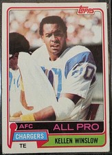Kellen Winslow - 1981 Topps #150 Rookie - San Diego Chargers