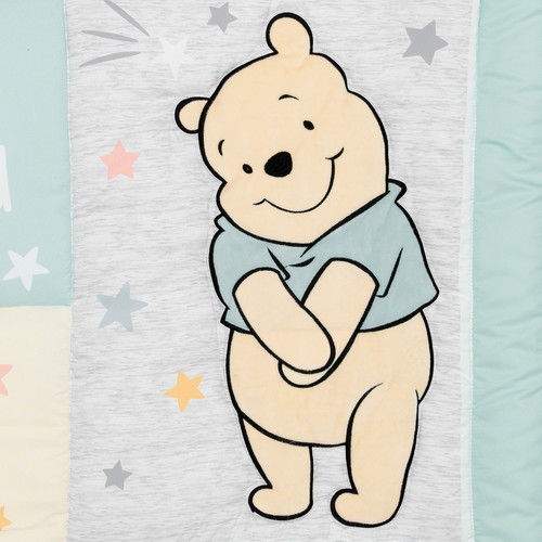 Lambs & Ivy Disney Baby Winnie the Pooh Hugs 3-Piece Nursery Crib Bedding Set - Picture 8 of 10