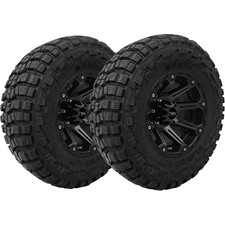 Qty 2 35x12.50r17 Kenda Klever Mt2 Kr629 121r Load Range E Black Wall Tires