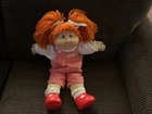 Cabbage Patch Jesmar Red Double Pony Blue Eyes Freckles HM 3 Vintage Spain CPK