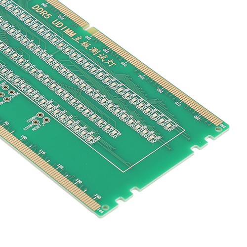 (Zielony) Karta testera gniazda pamięci RAM DDR5 komputera✈ - Zdjęcie 21 z 22