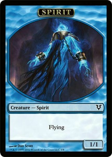 Tokens of Spirit Uncut Foil Token Sheet - Kickstarter Exclusive