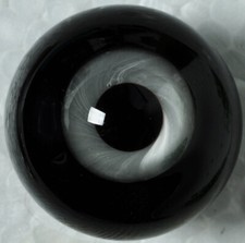Good-quanlity FlatBack Glass 20mm Light Black Gray BJD Eyes for Reborn BJD Doll