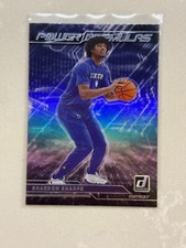 2022-23 Panini Donruss Shaedon Sharpe Power Formulas RC #PF-SSH Blazers Rookie