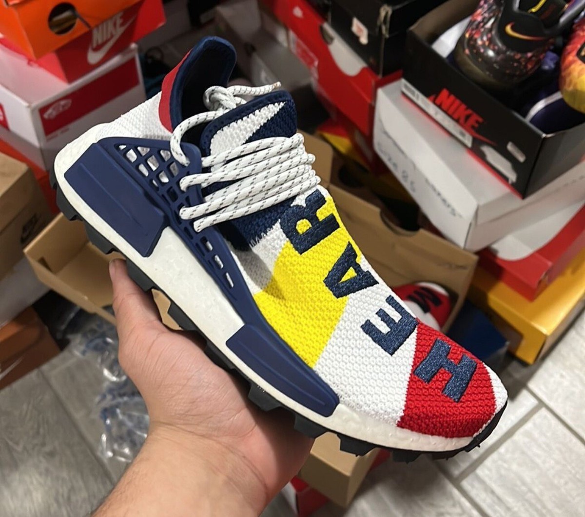 Size 8- adidas NMD Human Race Trail x Pharrell x Billionaire Boys