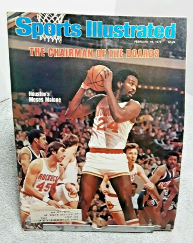 Sports Illustrated February 19 1979 Moses Malone Houston Rockets