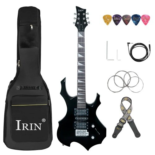 6 Strings Electric Guitar 24 Frets Maple Body Electric Guitar Guitarra With Bag - Bild 12 von 35