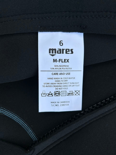 MARES M-Flex Womens 2.5mm Full Wetsuit (Size 6) - New with Tags - Picture 12 of 12
