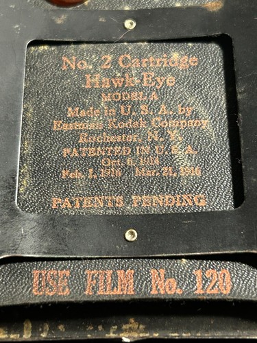 Vintage Kodak Hawkeye No.2 Cartridge Model A Box Camera 1914-1916 - Picture 2 of 5