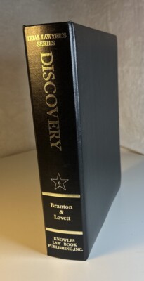 Texas Discovery Vol. 6 Trial Lawyer's Series by James L. Branton [Hardcover]
