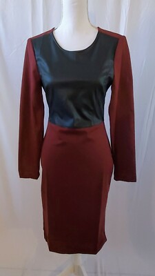 Bcbgmaxazria Mixed Media Sheath Dress
