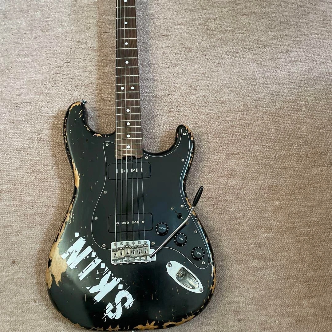 EDWARDS by ESP E-SE skin Sugizo Electric Guitar Black Used Rare F/S