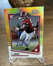 2018 Panini Score Daron Payne GOLD border Rookie Auto #414 7/50 SP 🔥