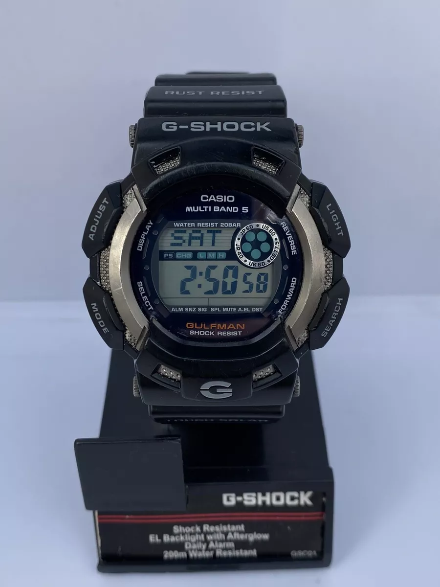 Casio GW-9100 G-Shock Wrist Watch Man's 200m Mod Solar Multi Band |