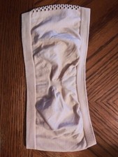 Unbranded Stretchy Tube Bra Large to 2X Holes in the back for Air Beige