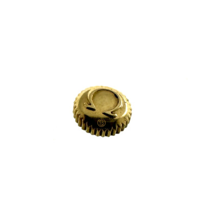 Omega Schraubkrone vergoldet Gold Plated Crown 3,8mm Schritt Stem 90 Original