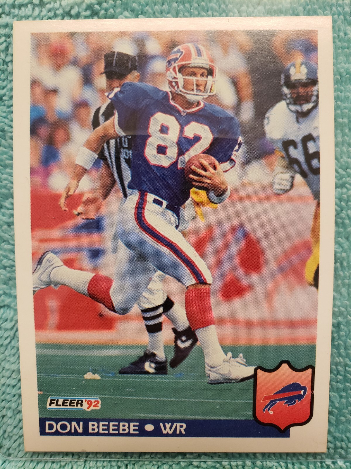 1992 FLEER DON BEEBE #19 BUFFALO BILLS 