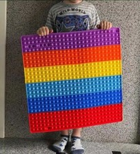 Big Jumbo Popit Sensory Fidget ADHD Stress Relief Popper Push Pop Large Bubble